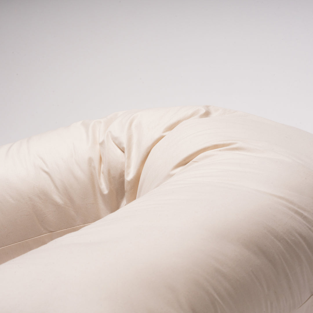 V Shaped Wool & Organic Cotton Body Pillow
