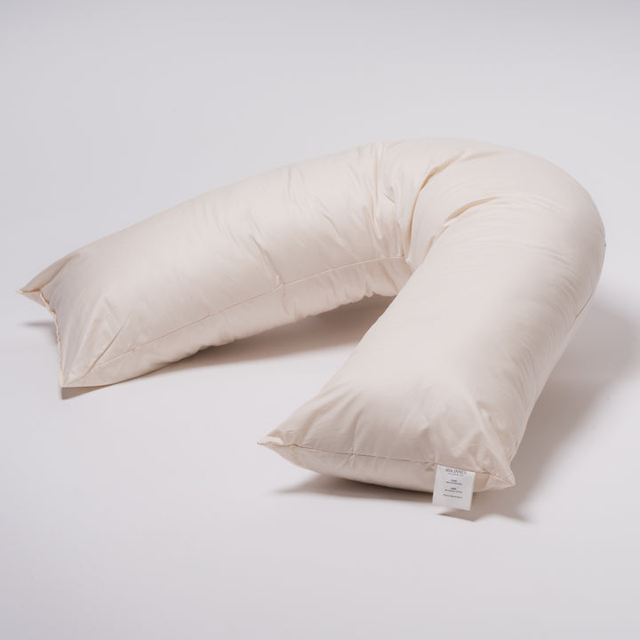 V Shaped Wool & Organic Cotton Body Pillow