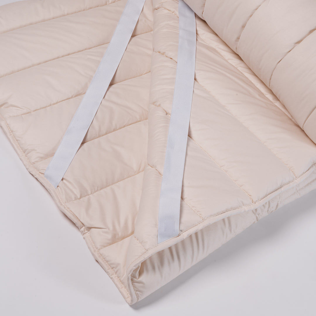Washable Luxury Wool Mattress Topper