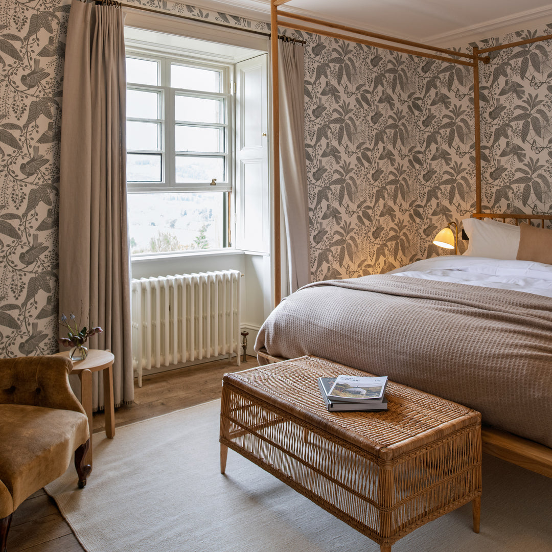 Camel Luxury Cashmere Waffle Blanket