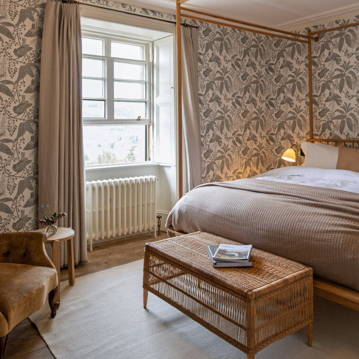 Camel Luxury Cashmere Waffle Blanket