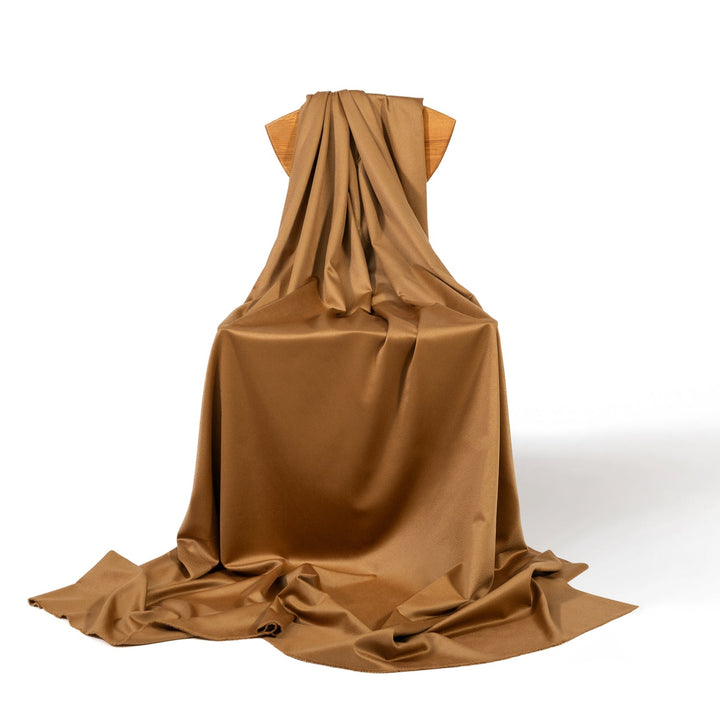 Camel Teasel-Finished Luxury Cashmere Blanket