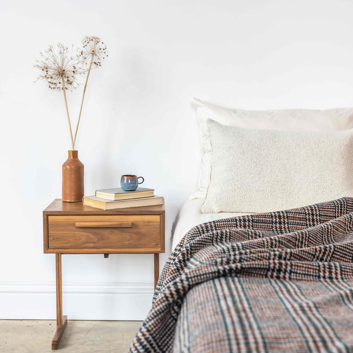 Autumn Glen Plaid Chunky Wool Throw