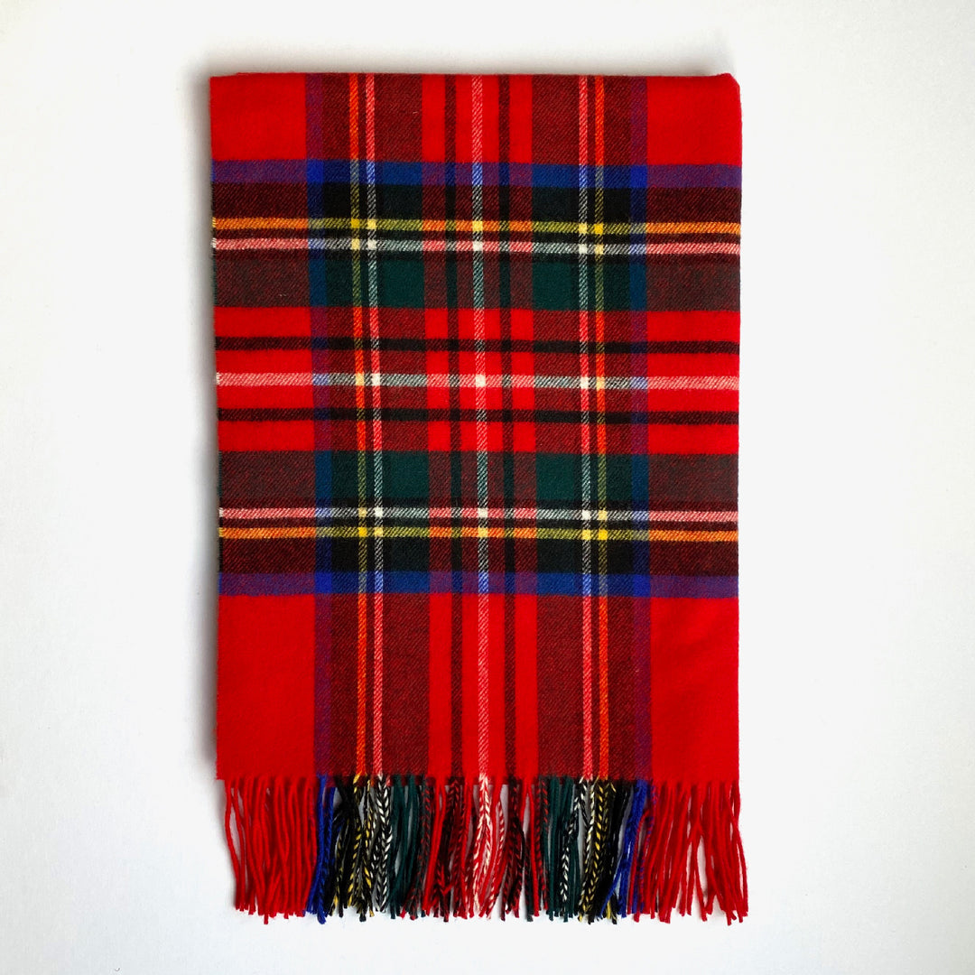 Dress Stewart Tartan Wool Blanket by Ava Innes, Scotland