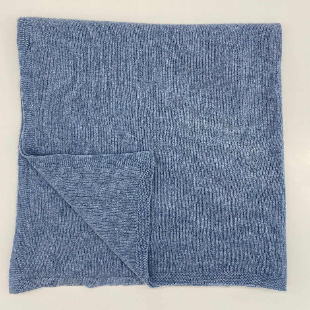 Light Blue Cashmere Travel Wrap