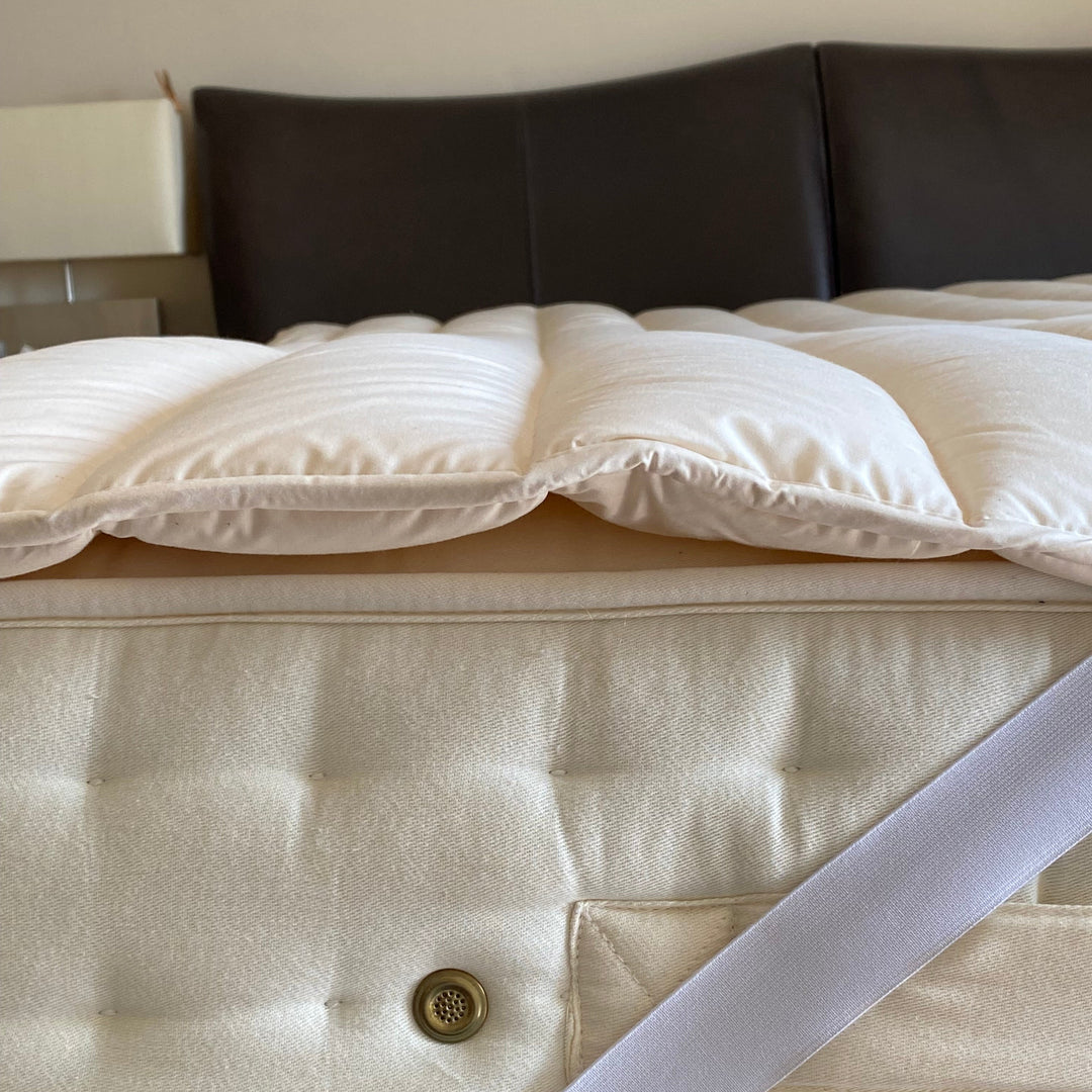 Washable Luxury Wool Mattress Topper