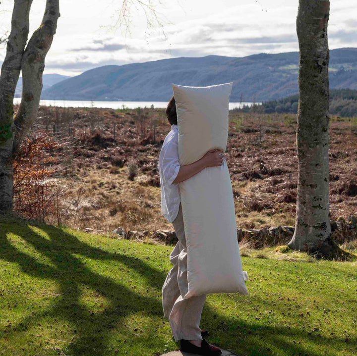 Luxury Wool & Organic Cotton Body Pillow