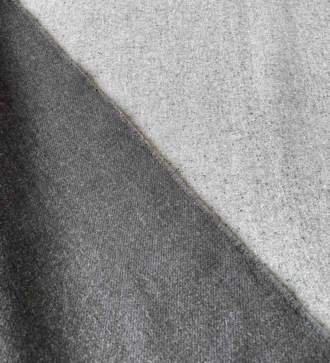 Two Sided Grey Luxury Cashmere Blanket