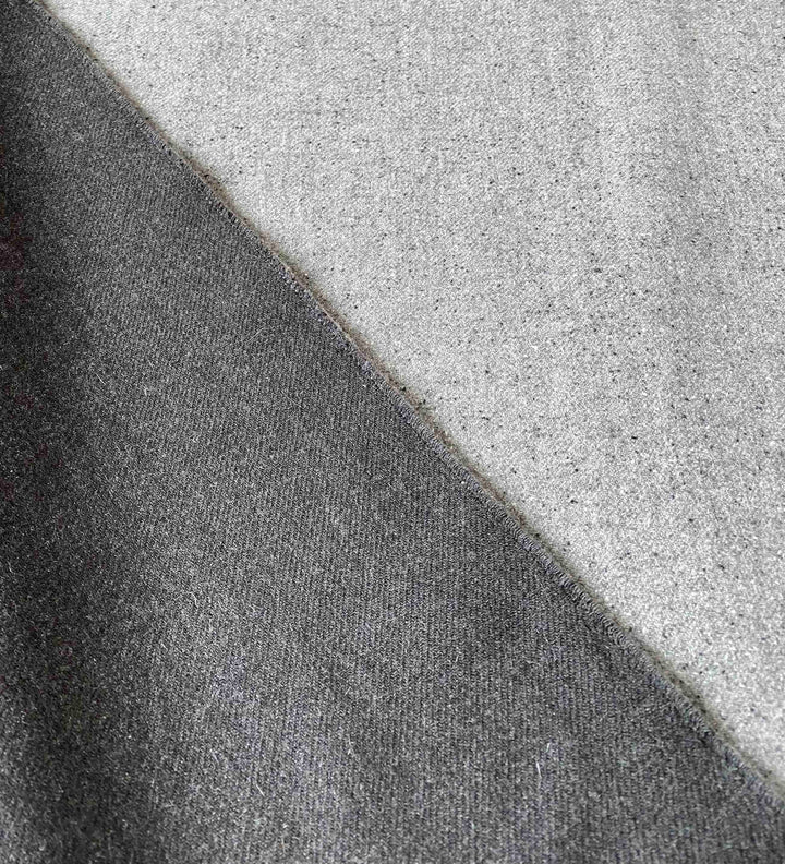 Two Sided Grey Luxury Cashmere Blanket