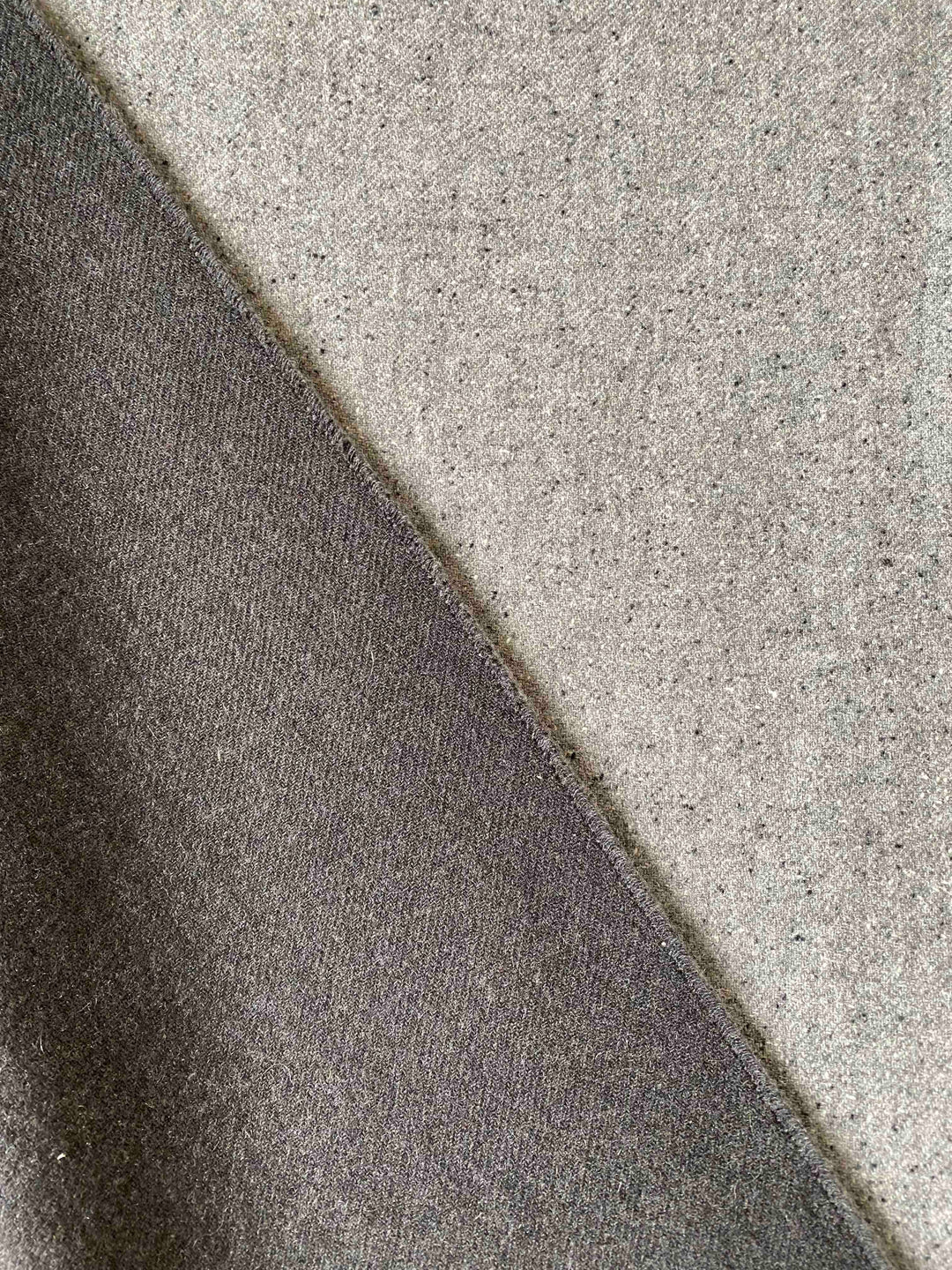 Two Sided Grey Luxury Cashmere Blanket