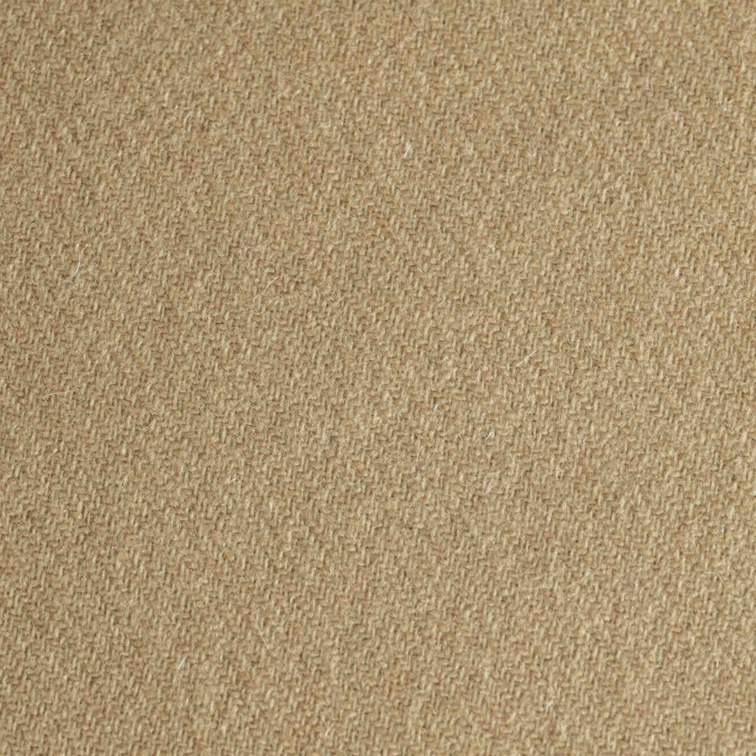 Light Camel Lightweight Cashmere Blanket | Made In The UK | Ava Innes