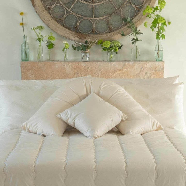 V Shaped Wool Bed Pillow | Maternity & Back Support | Ava Innes