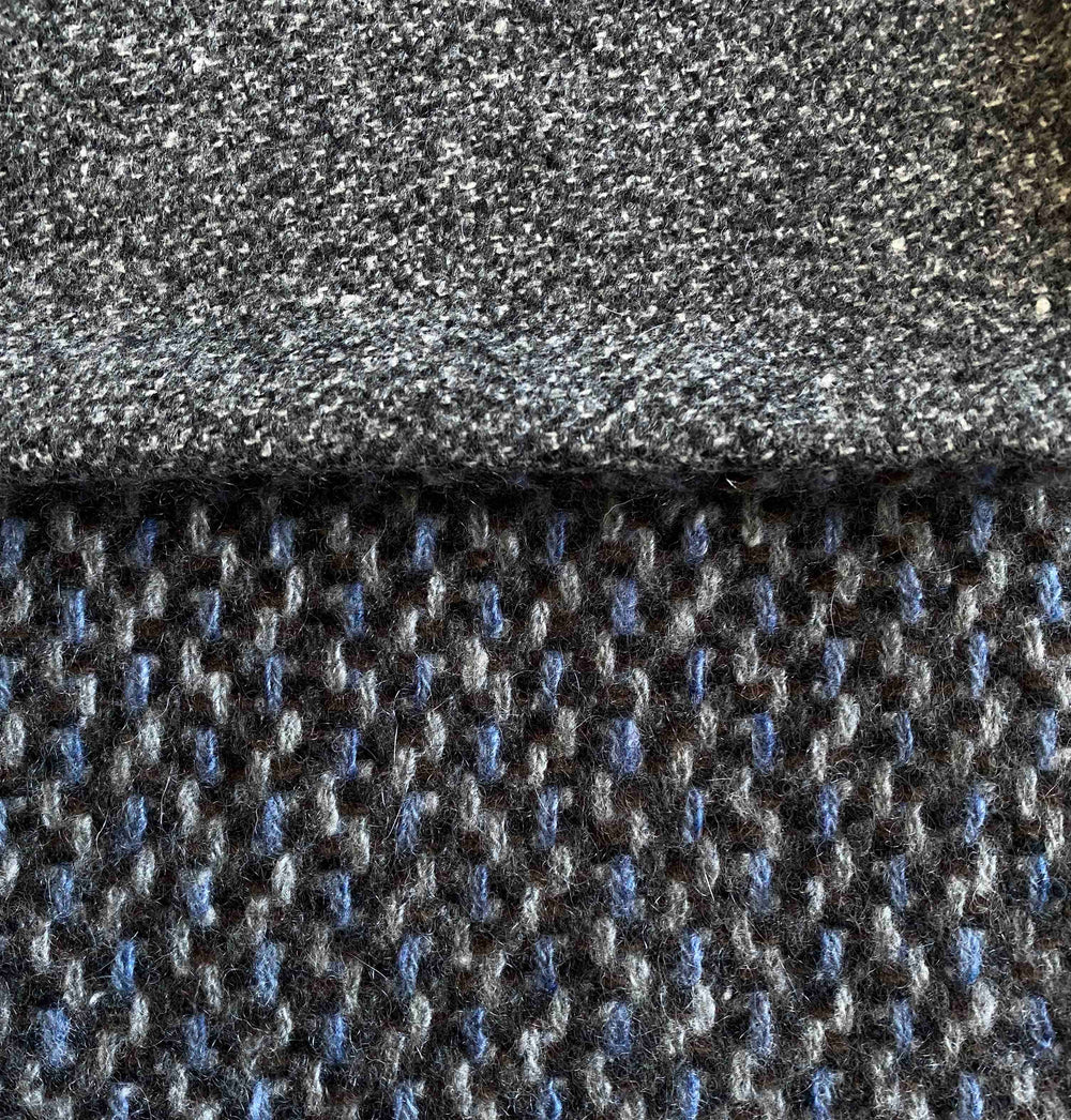 Iona Grey Luxury Cashmere Cushion | Made In The UK | Ava Innes