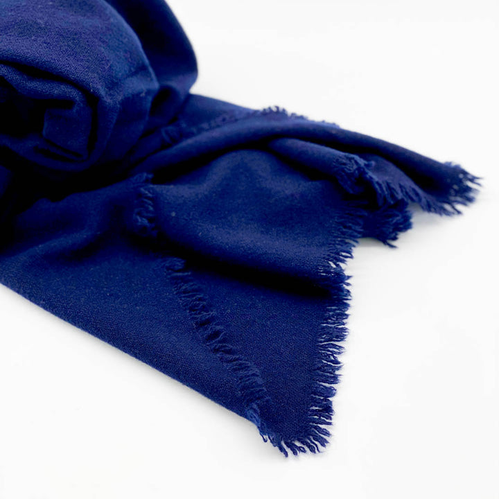 Navy Wool Wrap