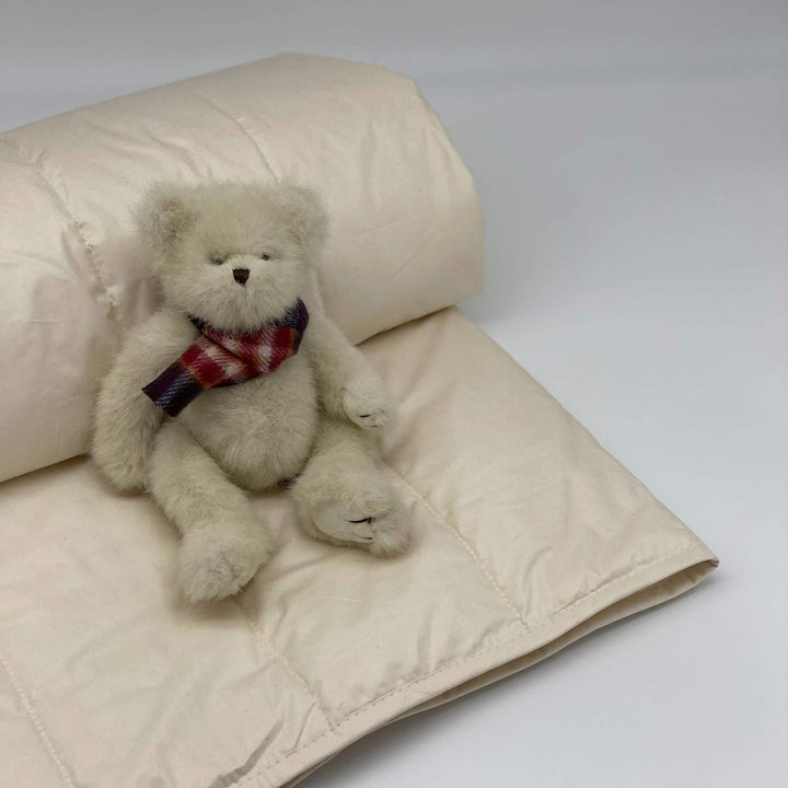 Children's Wool Cot & Bed Duvet, 4 Tog | Made In The UK | Ava Innes