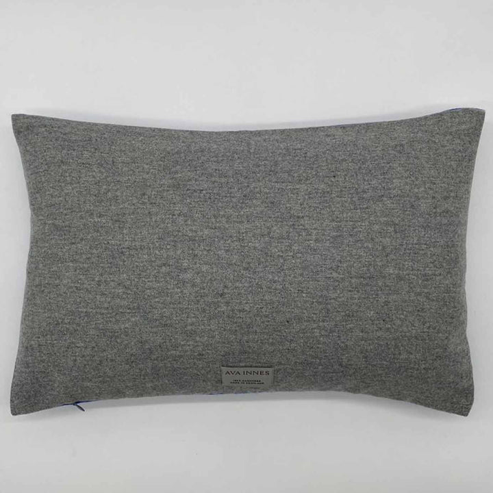Blue Eilidh Cashmere Cushion | Made In The UK | Ava Innes