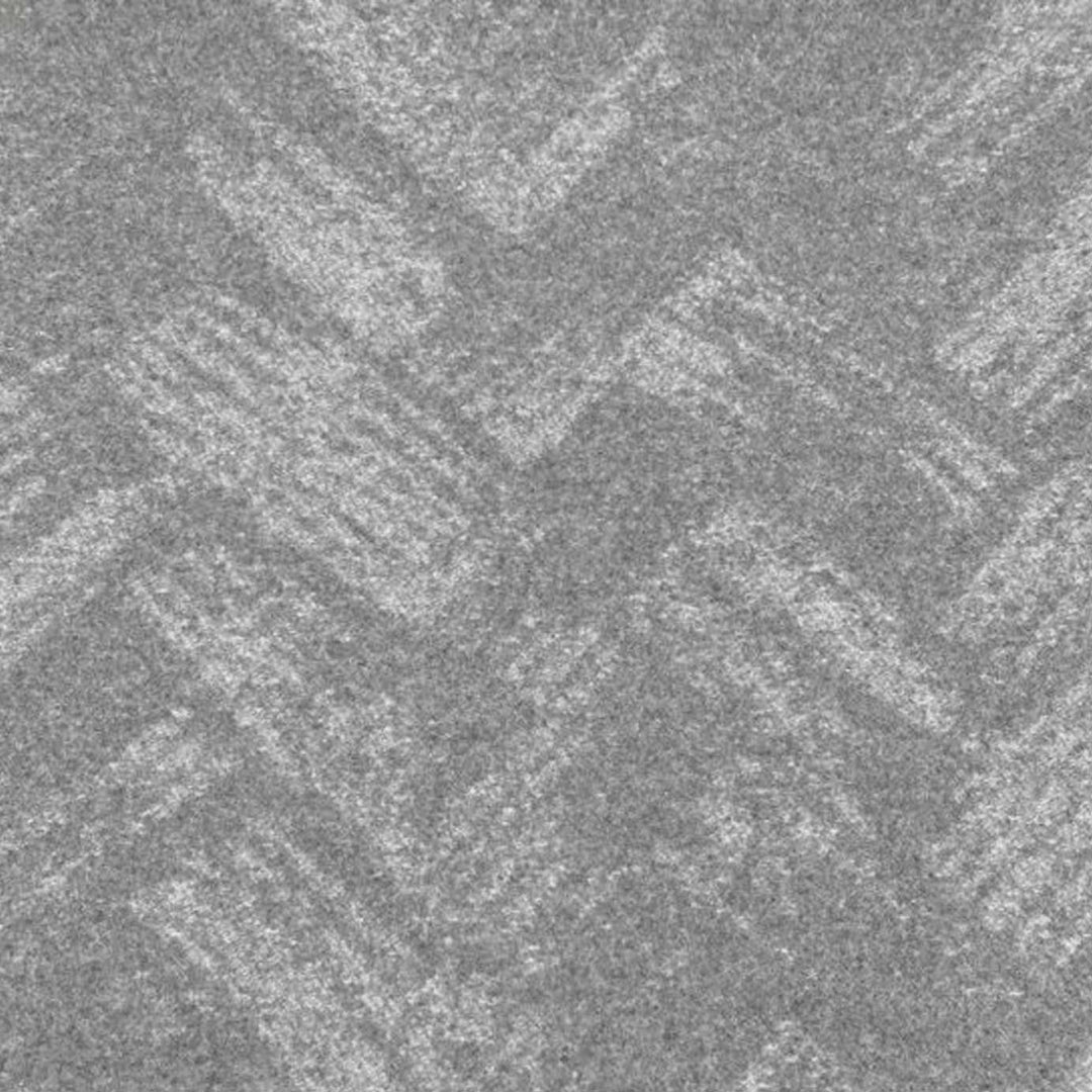 Grey Jacquard Two Tone Luxury Merino Wool & Cashmere Blanket | Made In The UK | Ava Innes