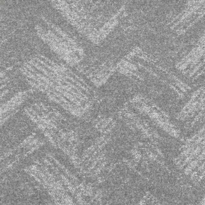 Grey Jacquard Two Tone Luxury Merino Wool & Cashmere Blanket | Made In The UK | Ava Innes