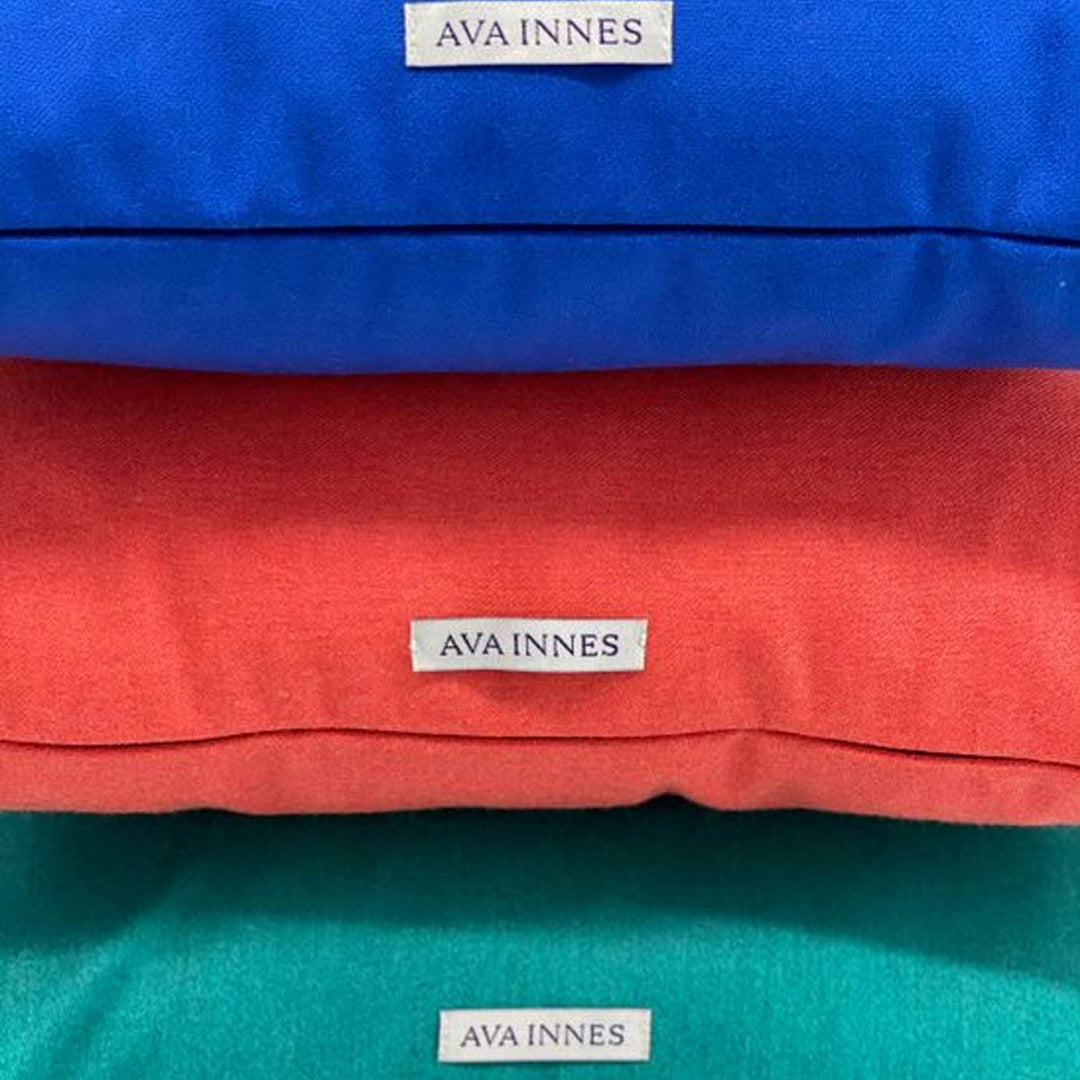 Emerald Green Pure Wool Cushion | Made In The UK | Ava Innes