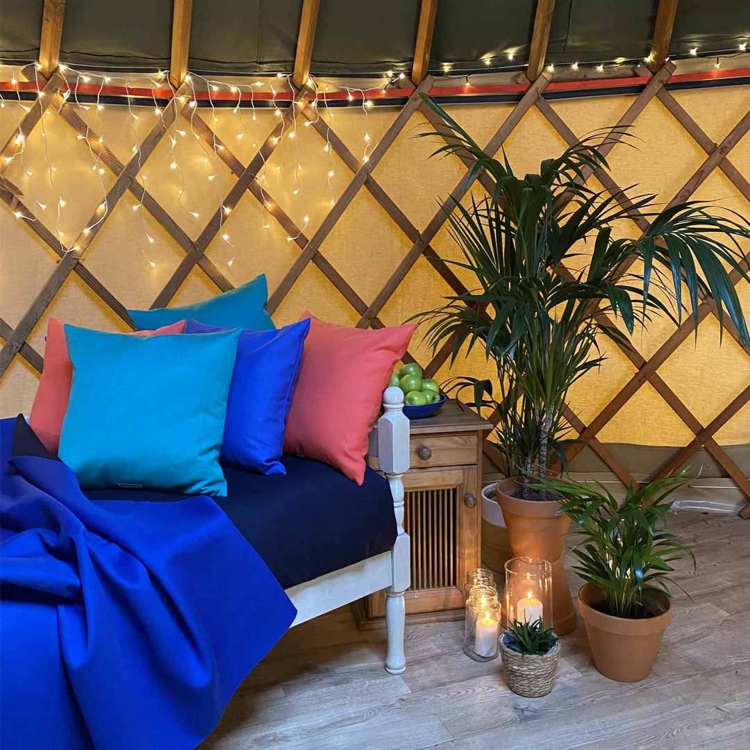 Emerald Green Pure Wool Cushion | Made In The UK | Ava Innes