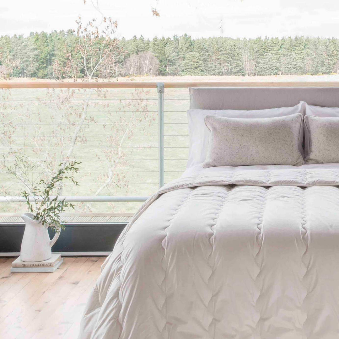 Luxury Bedding Bundle – Cashmere & Wool Duvet and Twin Pillow Set
