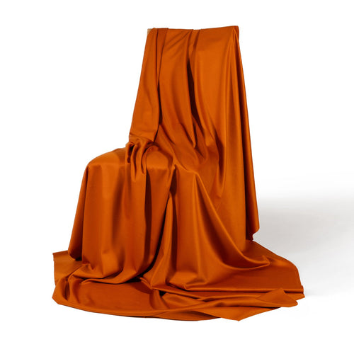 Terracotta Teasel-Finished Luxury Cashmere Blanket