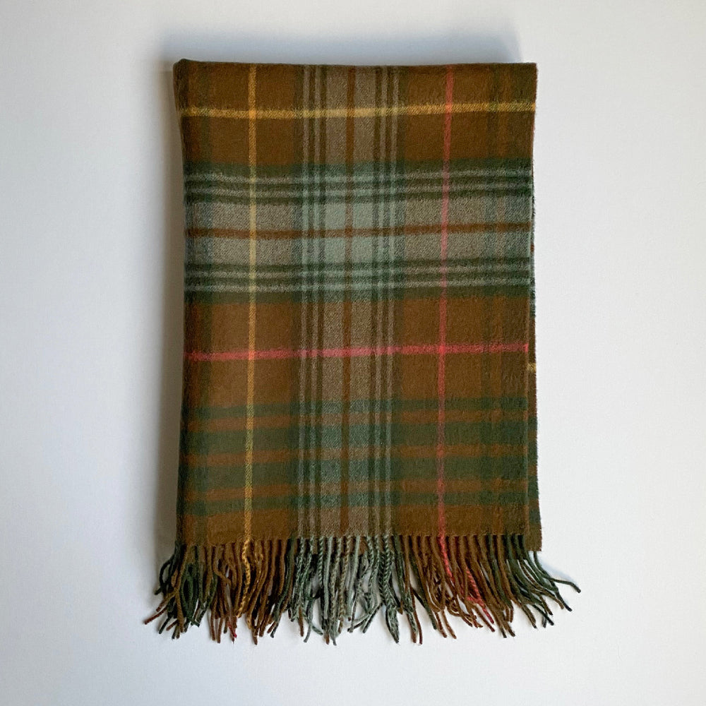 Scottish Check Small Wool Blanket by Ava Innes, Scotland