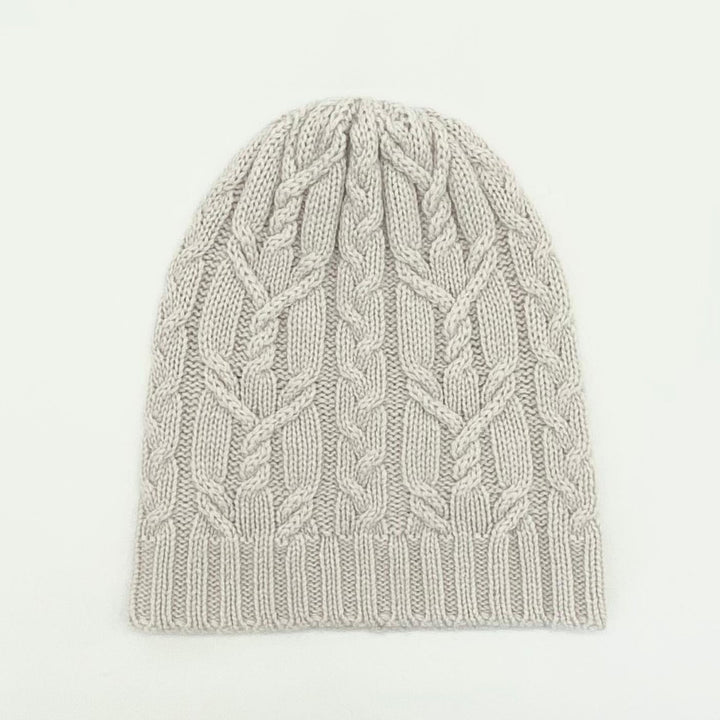 Cashmere Cable Beanie