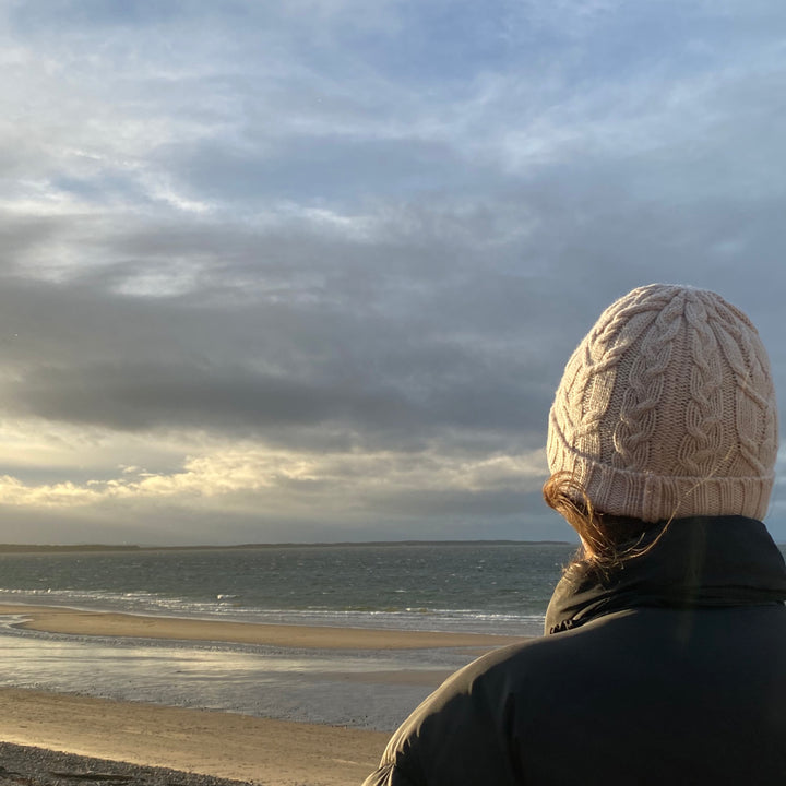 Cashmere Cable Beanie