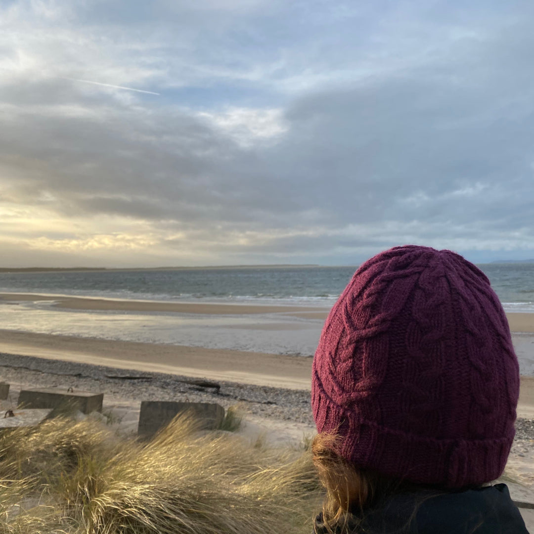 Cashmere Cable Beanie