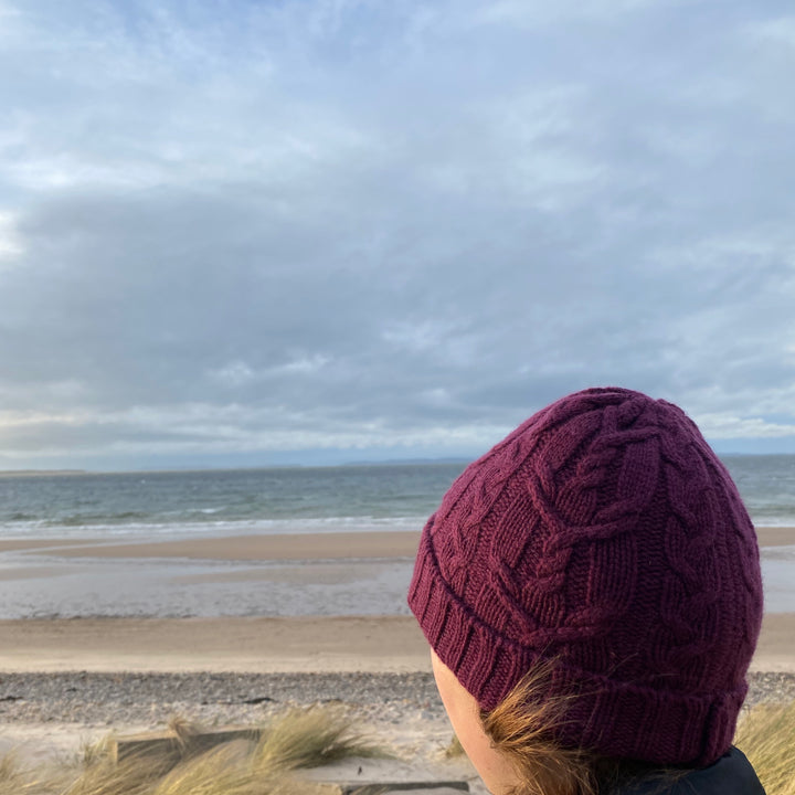 Cashmere Cable Beanie