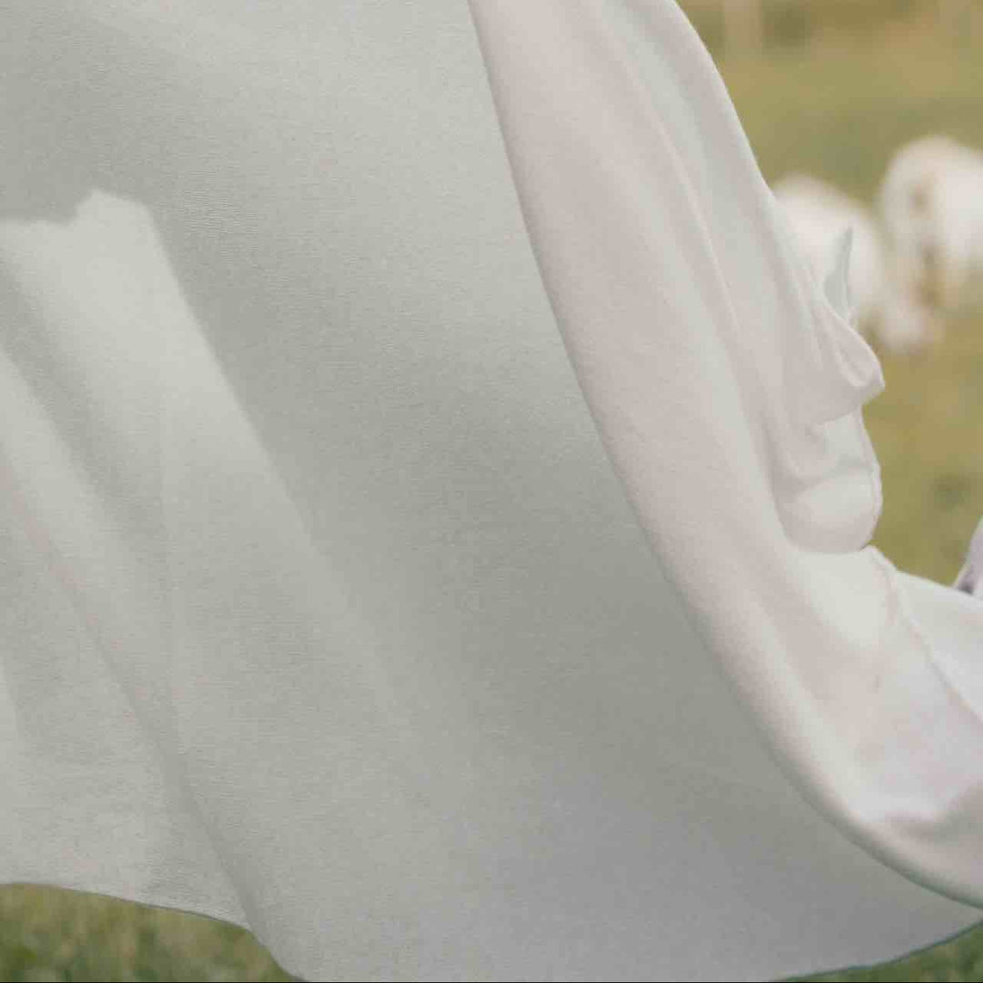 Large White Cashmere Travel Wrap