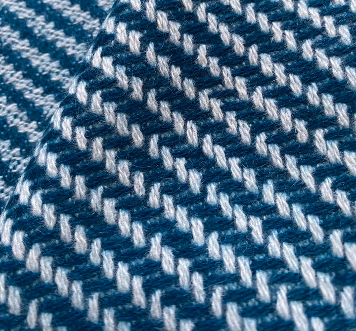 Teal Luxury Cashmere Blanket | Made In The UK | Ava Innes