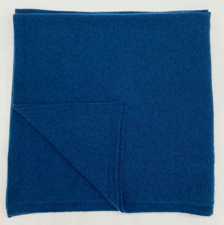Teal Blue Cashmere Travel Wrap