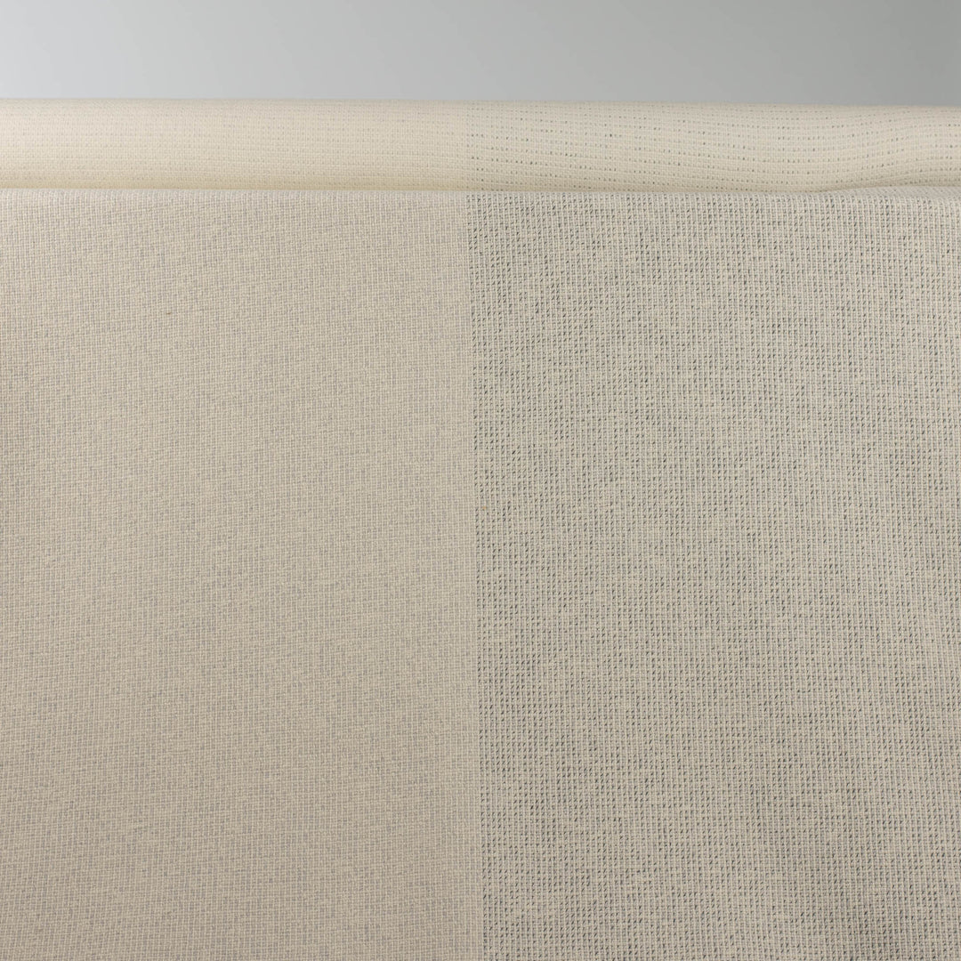 Grey and Natural Pure Wool Blanket