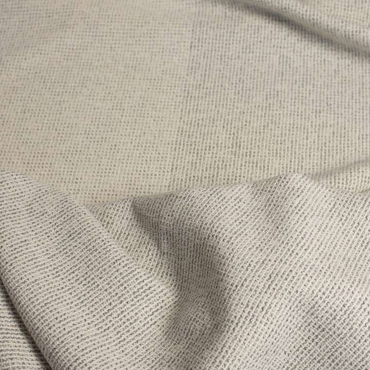 Grey and Natural Pure Wool Blanket