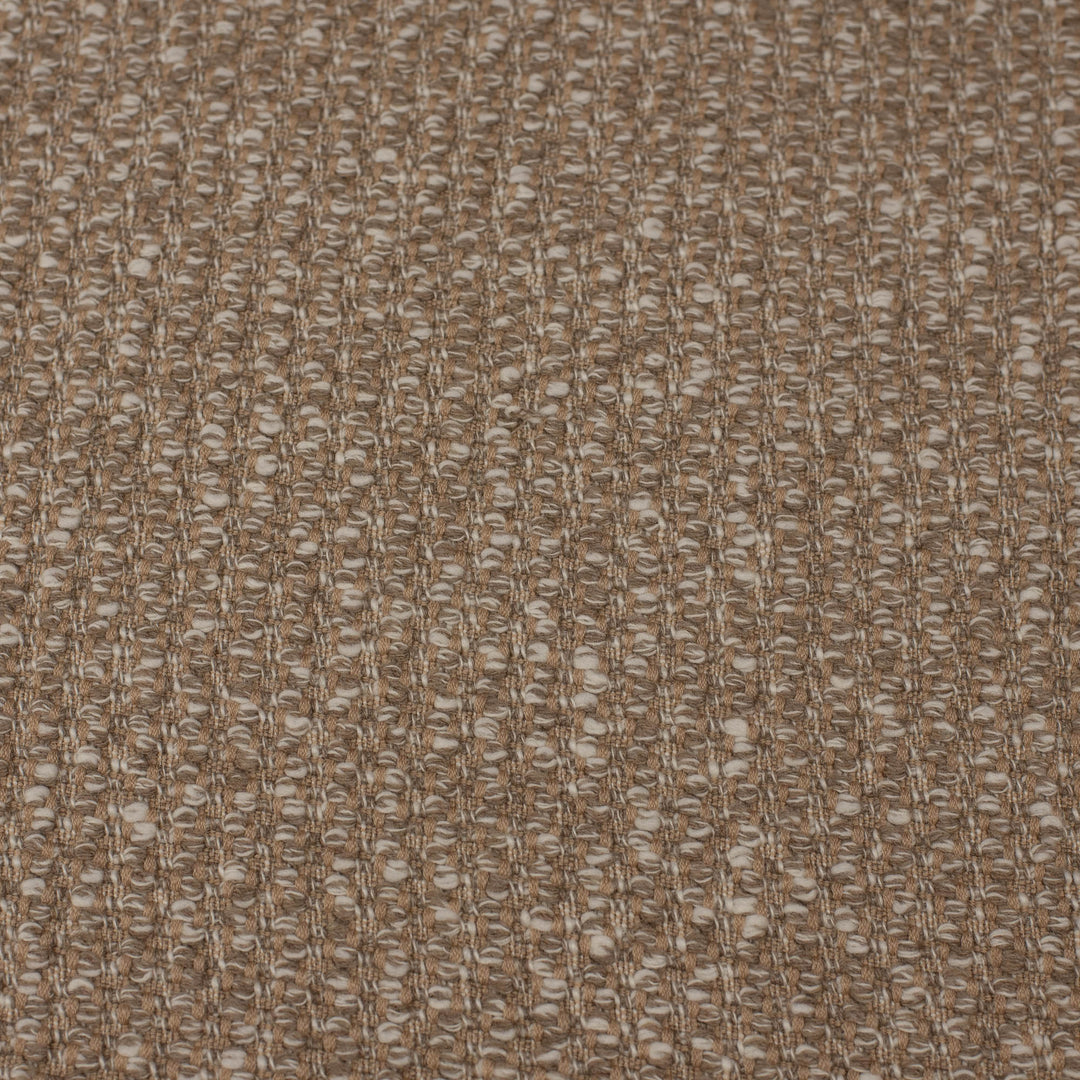 Beige Textured Pure Wool Blanket