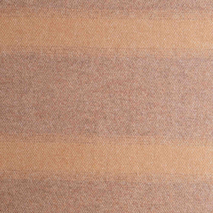 Camel Striped Luxury Cashmere Blanket | Made In The UK | Ava Innes