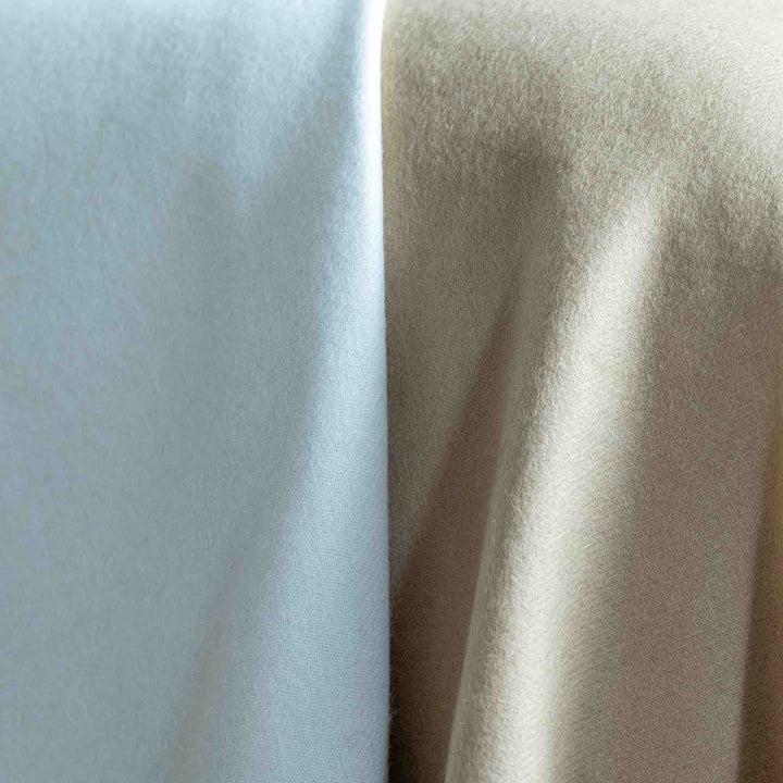Camel and Ivory Luxury Cashmere Blanket | Made In The UK | Ava Innes