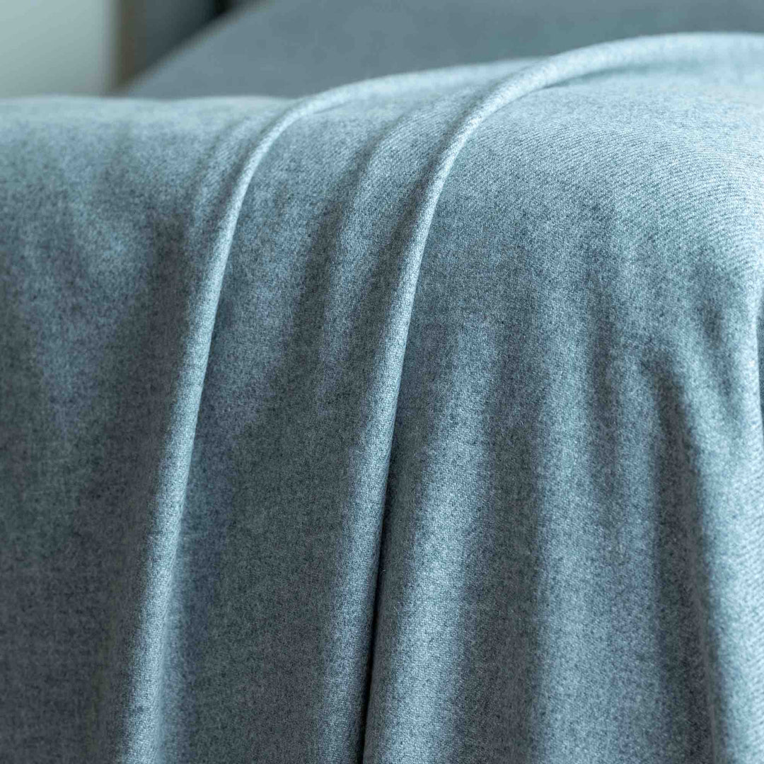 Large Light Grey Lightweight Luxury Cashmere Blanket