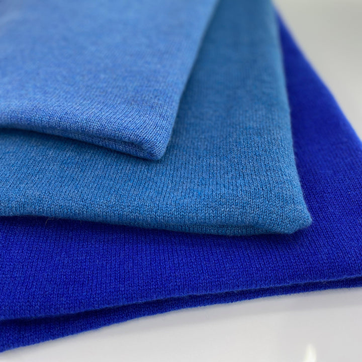 Blue Luxury Light Pure Cashmere Wrap