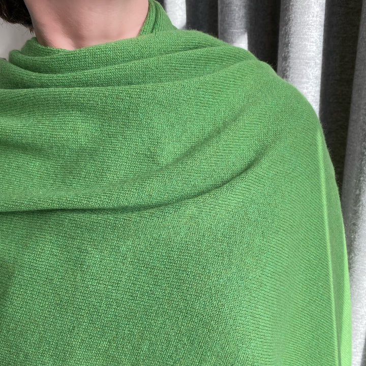 Green Luxury Light Pure Cashmere Wrap