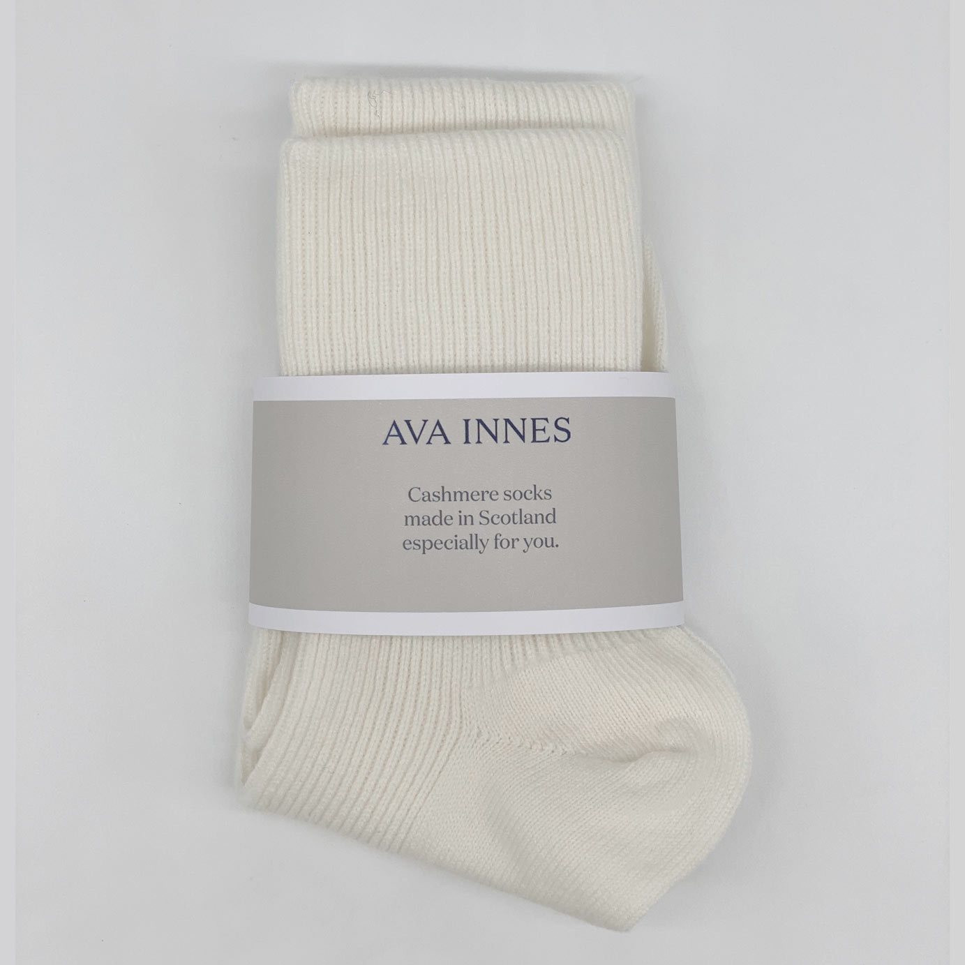 Set Of 3 Luxury Ladies Ribbed Cashmere Socks