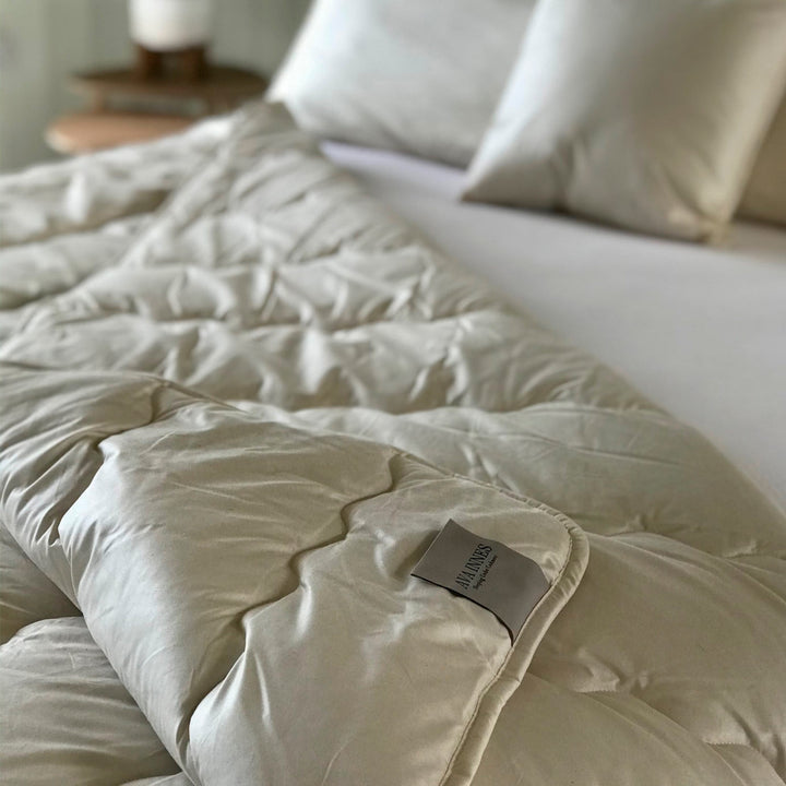 Luxury Wool and Cashmere Duvet for All Seasons by Ava Innes