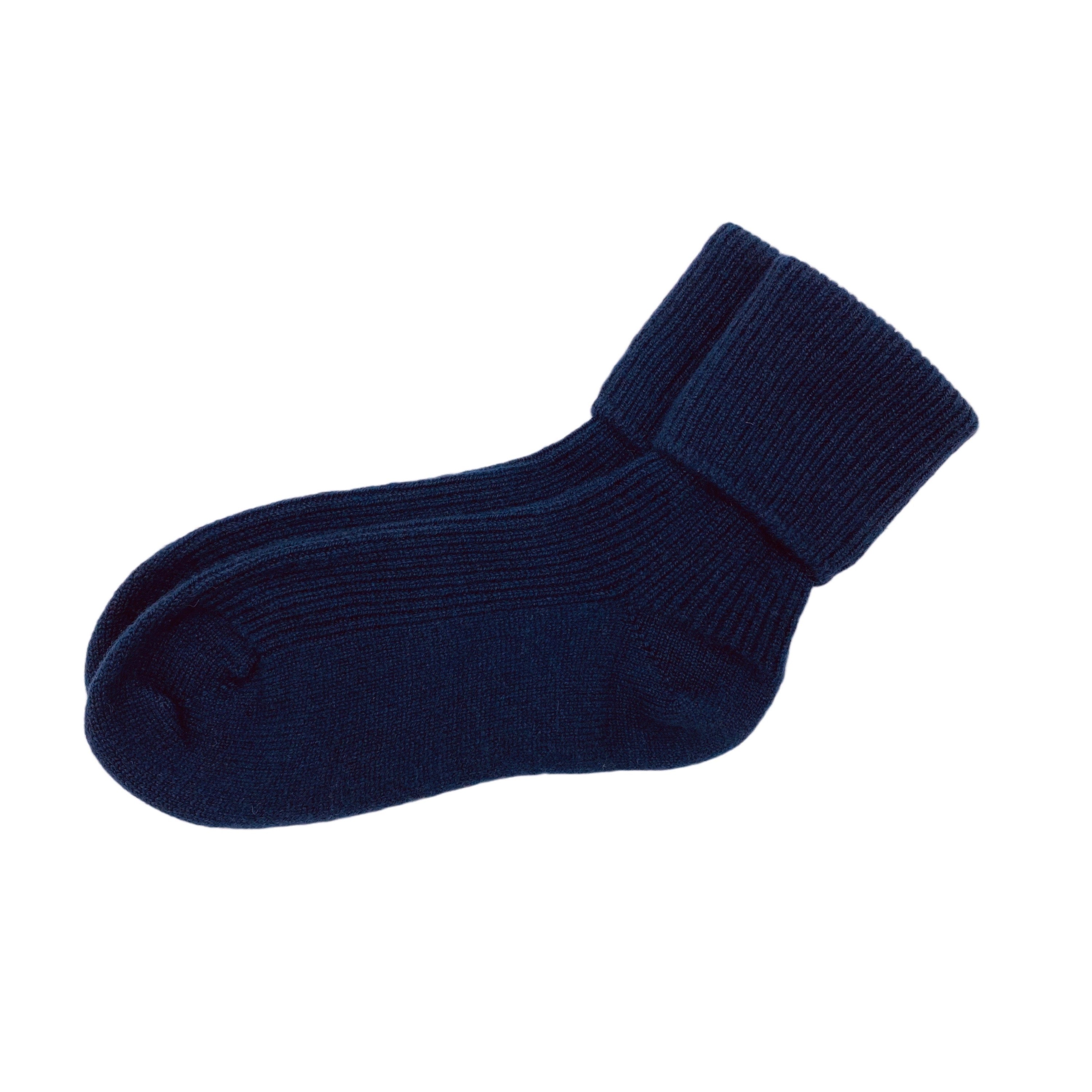 Navy Luxury Pure Cashmere Bed Socks