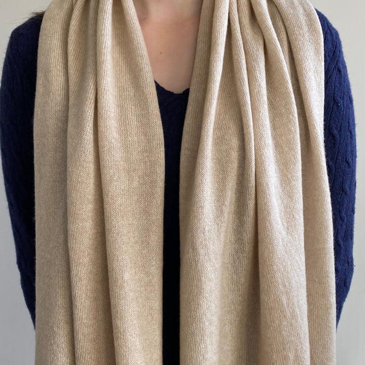 Natural Luxury Light Pure Cashmere Wrap