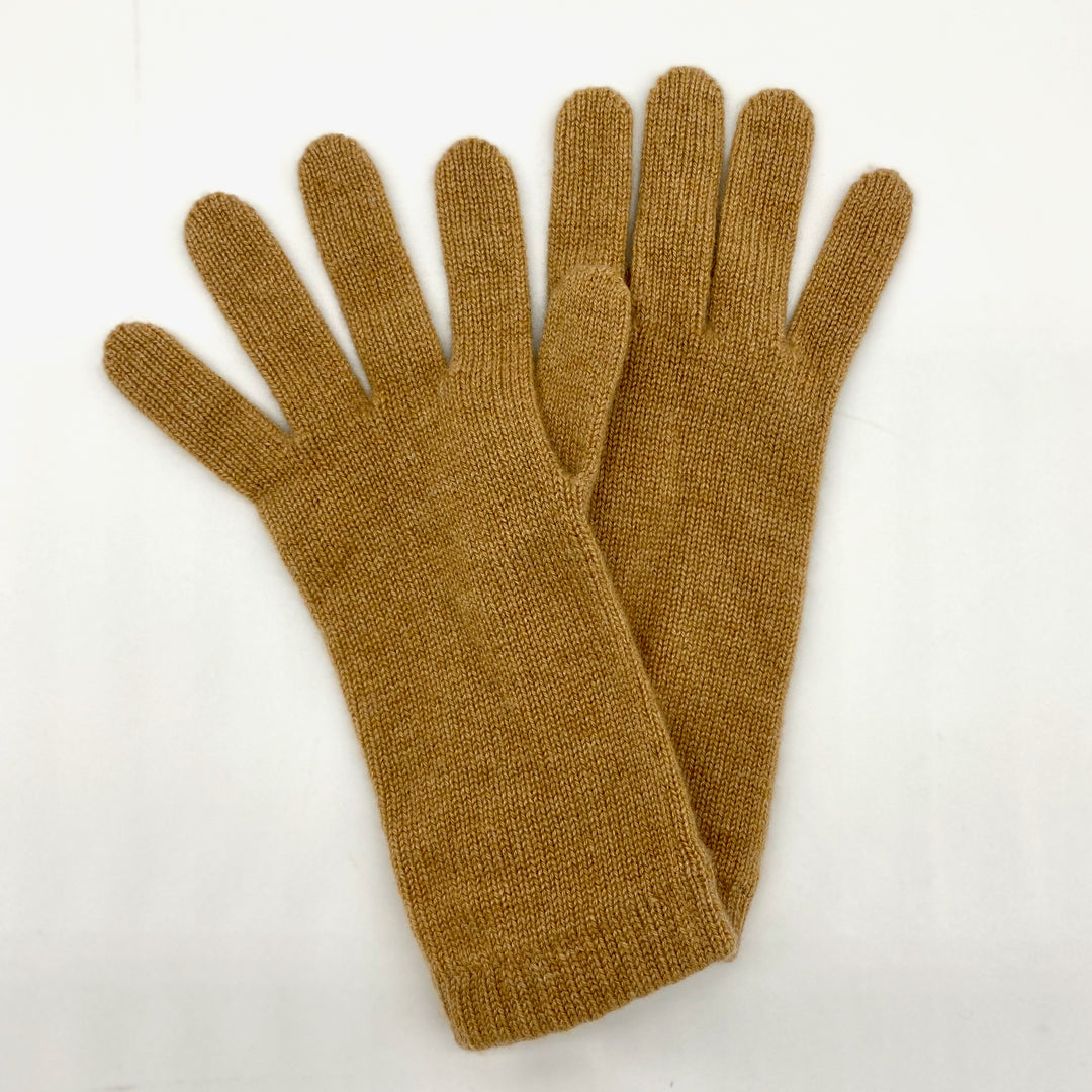 Classic Camel Cashmere Gloves