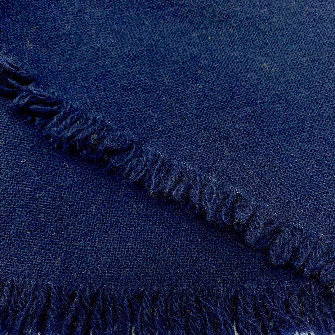 Navy Wool Wrap