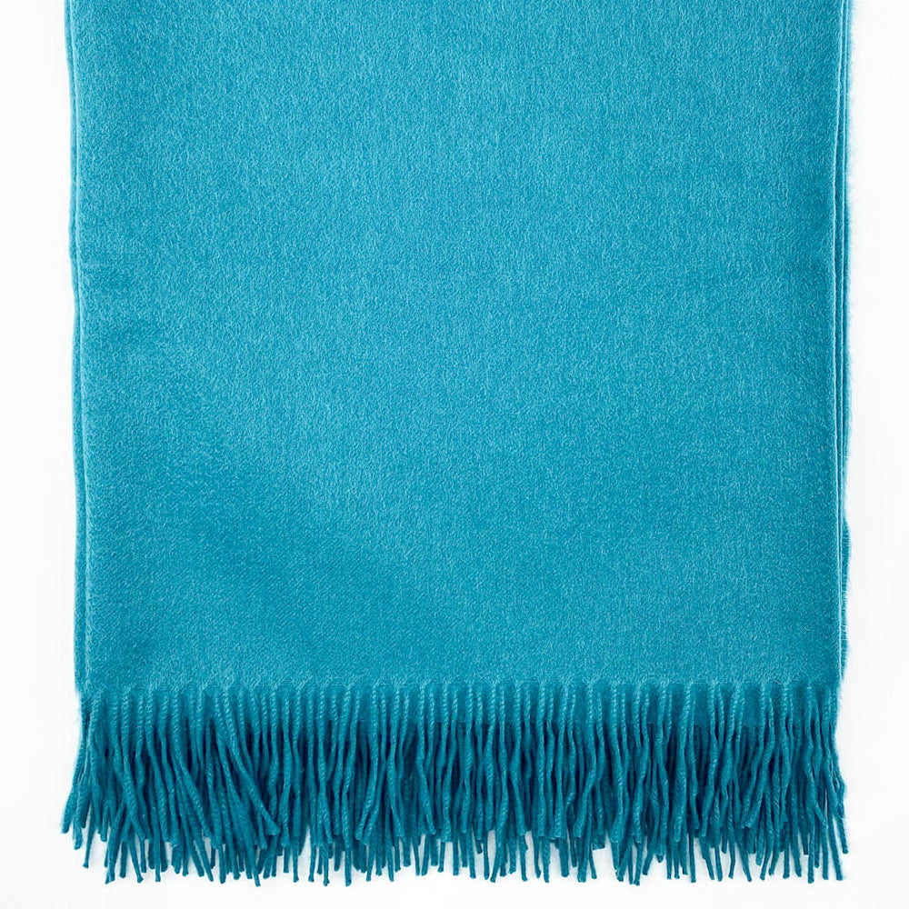 Turquoise Luxury Cashmere Throw
