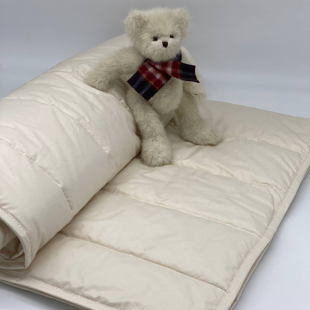 Children's Wool Cot & Bed Duvet, 4 Tog | Made In The UK | Ava Innes